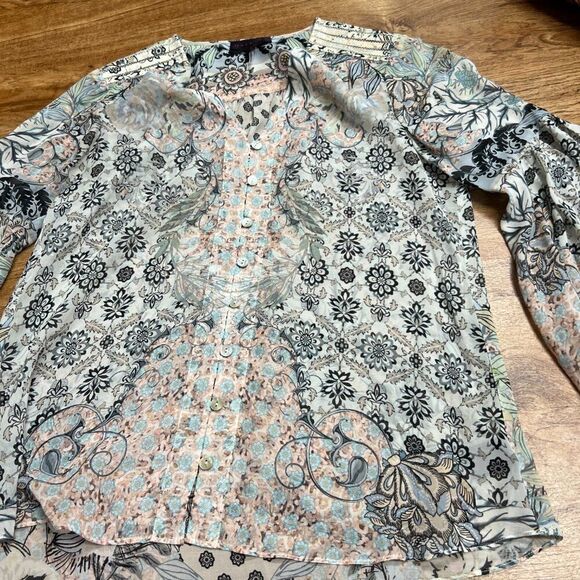 Hale Bob small silk top - Picture 5 of 10